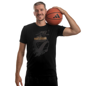 adidas Goran Dragić Night of the Dragon Graphic T-Shirt ''Black''