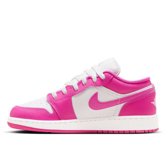 Air Jordan 1 Low Kids Shoes ''Fire Pink'' (GS)