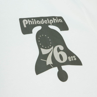 M&N NBA Philadelphia 76ers Cream Hoodie ''Off White''