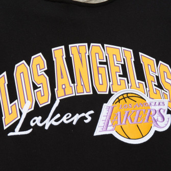 M&N NBA Los Angeles Lakers Vintage Logo Premium Hoodie ''Black''