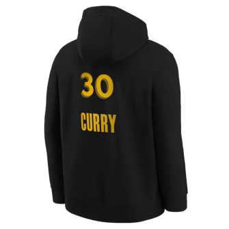 Nike NBA Golden State Warriors Stephen Curry City Edition Kids Hoodie ''Black''