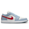 Air Jordan 1 Low Women's Shoes ''Blue/Dune Red''