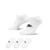 Nike Sportswear Everyday Essential No-Show 3-Pack Socks ''White''