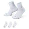 Air Jordan Everyday Ankle Socks 3-Pack ''White''