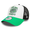 New Era Rick And Morty Teleport Slime Trucker Cap "White"