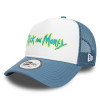 New Era Rick And Morty Wordmark Trucker Cap "Blue"