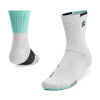 UA Curry ArmourDry Playmaker Crew Socks ''Halo Grey''