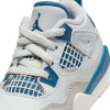 Air Jordan 4 Retro Kids Shoes ''Military Blue'' (TD)
